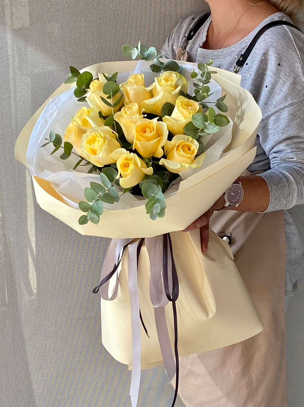 Букет "Роузи" из голландских роз