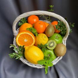 Подарочная корзина №3 с тропическими фруктами