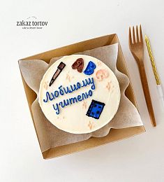 Бенто - торт S "Любимому учителю"