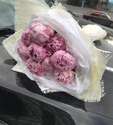 Букет из 9 голландских пионов