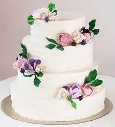 Свадебный торт "Нежность двоих"