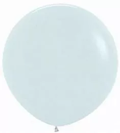 Большой воздушный шар белого цвета 91 см