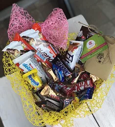 Подарочная коробка "Сердце" со сладостями