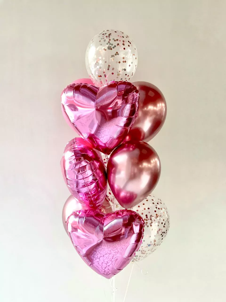 Сет "Love by Rose" фонтан из гелиевых шаров
