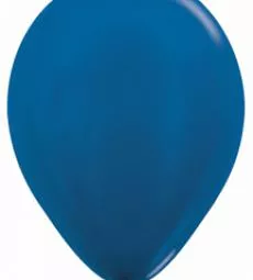 Латексный шар - Металлик синий - 30 см