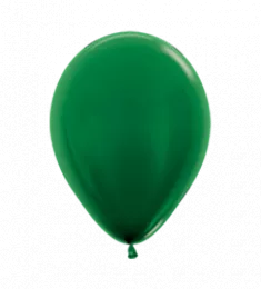 Шар гелиевый - Зеленый - 30 см