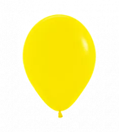 Шар гелиевый - Пастельный желтый - 30 см