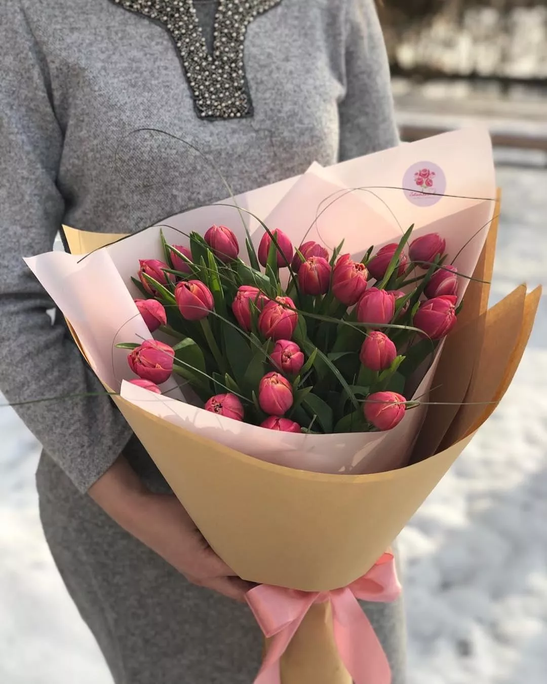 Букет из голландских тюльпанов