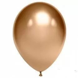 Латексный шар - Хром золотой - 30 см